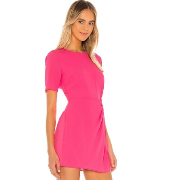 NBD Lottie Mini Dress in Neon Pink NWT Size Small - Picture 2 of 3